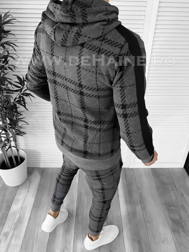 Hanorac barbati slim fit gri K420 O1-4.3